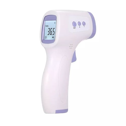 Termometer Infrared Digital Laser Tembak / Thermometer Laser Gun GM320 - Putih Ungu
