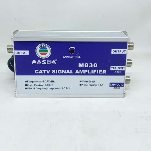 Boster spliter CATV amplifier