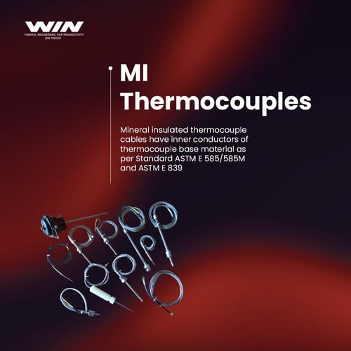 MI Thermocouples - WIN ELECTROINDO HEAT