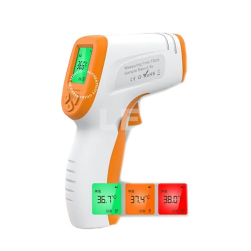Infrared Thermometer Non Contact Digital Thermometer dengan LCD Backlight