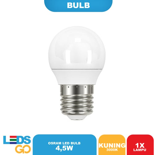 OSRAM Lampu Bohlam LED 4,5 Watt Kuning