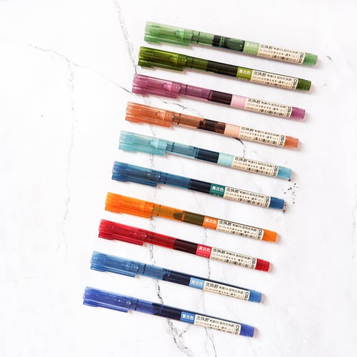 DS Needle Point Liquid Ink Pen Special Color / Pulpen Gel / Pulpen