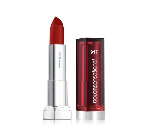 MAYBELLINE Color Sensational Satin MakeUp Lipstick - 917 Brooklyn Red