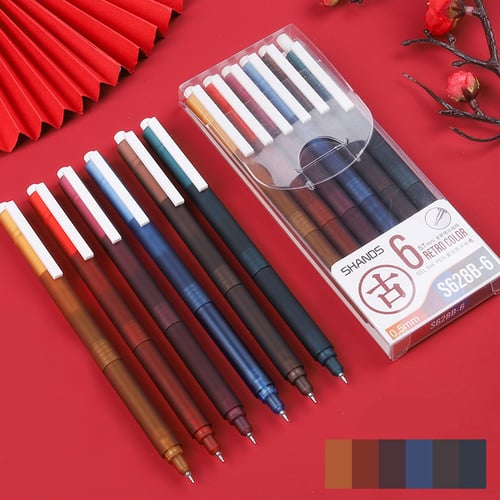 Shands Retro Color Gel Ink Pen / Pulpen Gel / Pulpen Warna Warni