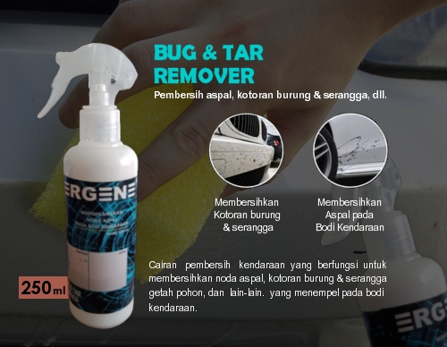 Bug & Tar Remover-Pembersih Aspal-Getah Pohon-Serangga-Kotoran Burung-Noda Membandel Pada Bodi Mobil