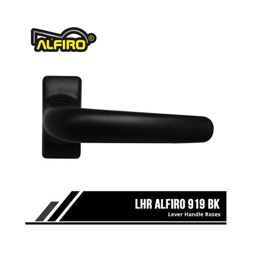 ALFIRO Handle Pintu Rose LHR 919 BK - Handle Pintu Aluminium