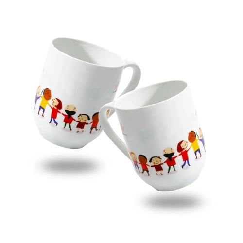 ZEN Mug Keramik Motif Unity Mug Edisi - 350 ml