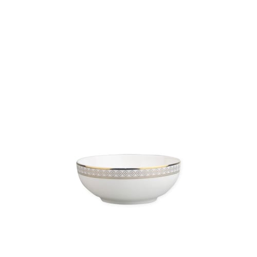 ZEN Mangkuk Keramik Fruit Bowl Gold Savioe Diameter 13.8 cm