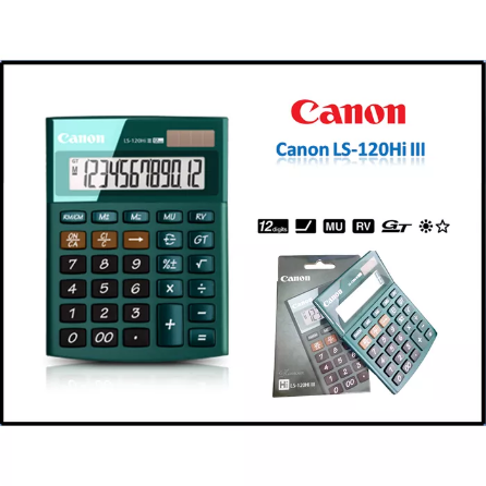 calculator canon LS-120Hi III