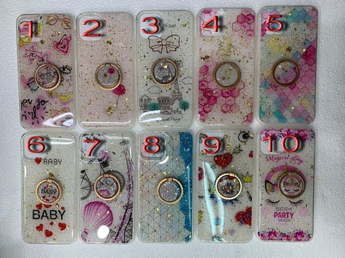 Case Jelly Glitter Gold Paris + Ring Oppo A5 & A9 2020, A5s, A3s, A1K , Neo 9 / A37, A7 F9, F11, Pro,Realme C2, 3, 5, Pro, X, Vivo S1, V15, V17, Pro, Y15, Y17, Y91C, Xiaomi Redmi 6A, 6, 7, Go, K20 / Mi9, Note 5A, 6 Pro, 7, 8, Pro