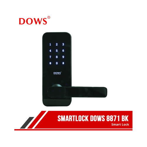 DOWS 8871 BK Smartlock Access Control Akses Kontrol Pintu ID Card RFID Sidik Jari