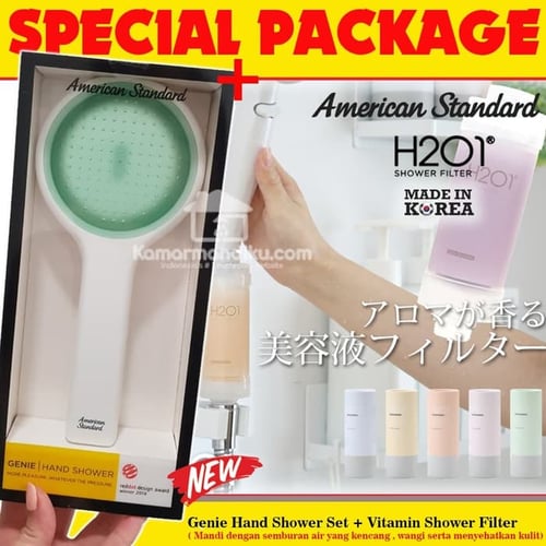 Paket Promo american standard genie + h201 shower filter vit c healthy
