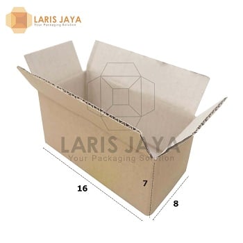 Kardus / Box Packing 16 x 8 x 7 cm
