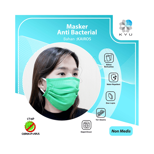 Masker Anti Bacterial & Waterproof