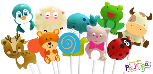 Fantasy Lollipop Poyipo Animal Pop (i box isi 20 pcs)