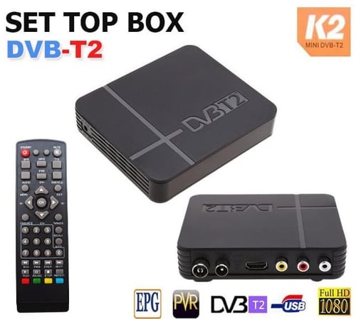 DVB T2 - K2 SET TOP BOX SIARAN TV DIGITAL