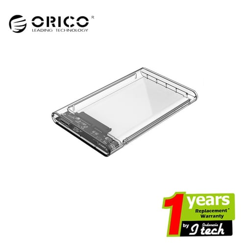 ORICO 2139U3 Transparent Casing Harddisk HDD Enclosure 2.5 Inchi SATA