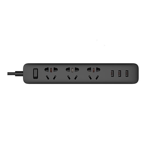 Xiaomi Colokan Listrik Smart Power Strip Plug Adapter 3 USB Port 2A
