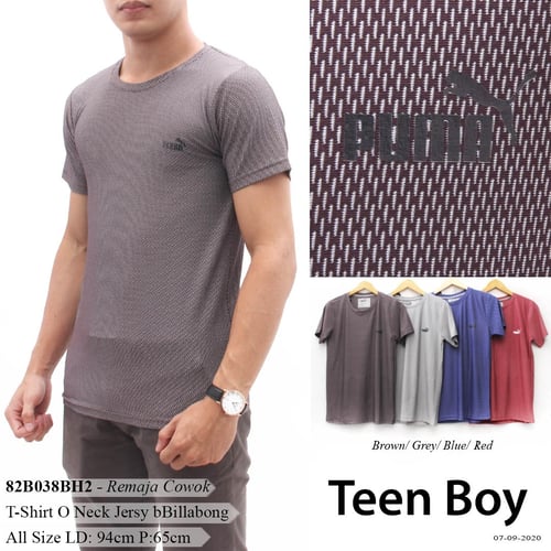 DeMode Teen Boy T-shirt O neck Jersey print Puma