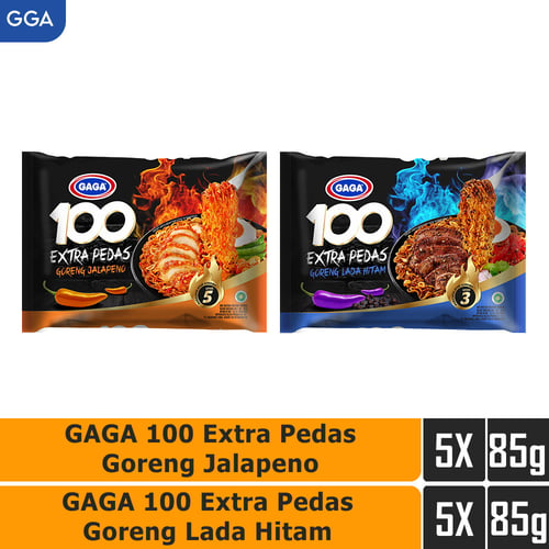 GAGA Paket Hemat Gaga 100 Extra Pedas Jalapeno (GGA)