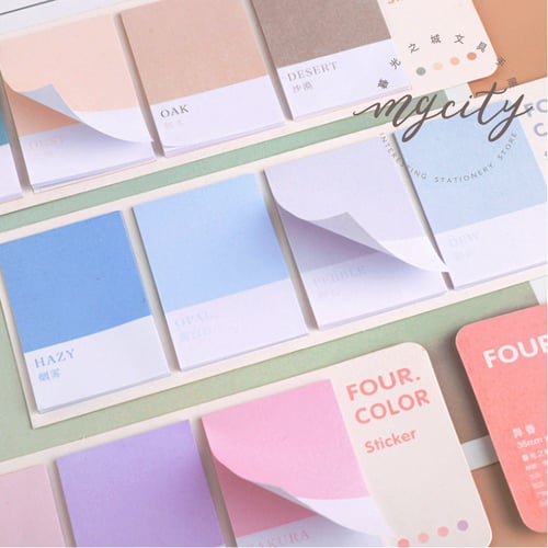 Four Color Sticky Notes Set / Catatan Tempel / Post It