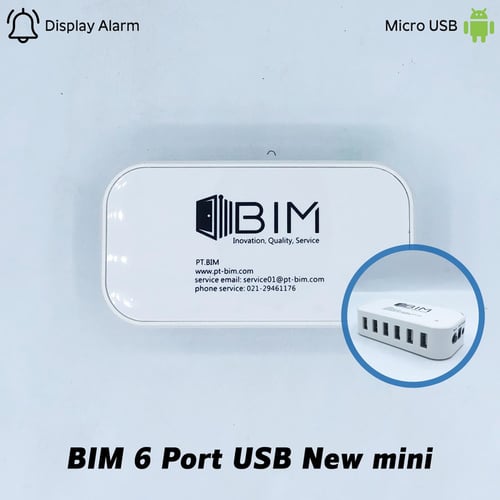 Display Security Alarm - BIM 6 Port USB New mini