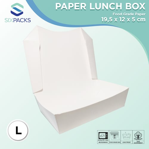 Paper Lunch Box Size L