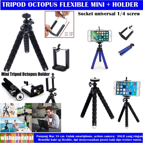 Mini Universal Octopus Leg Style Portable And Adjustable Flexible Tripod