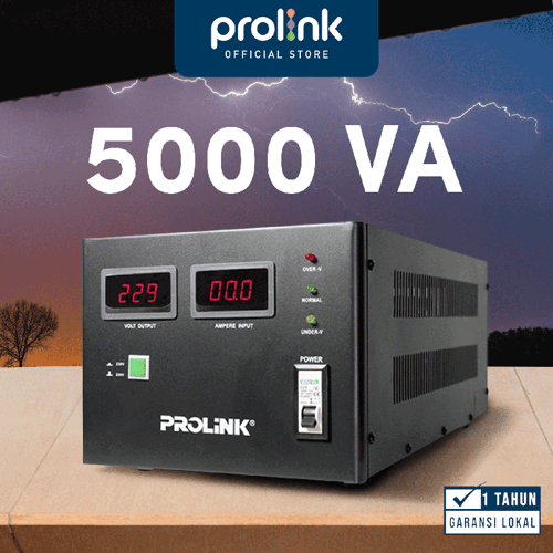 Stabilizer PROLINK PVS5001CD AVR Servo Motor Controlled 5000VA