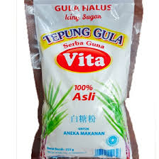 Vita- Tepung Gula 225 gram isi 40 bks