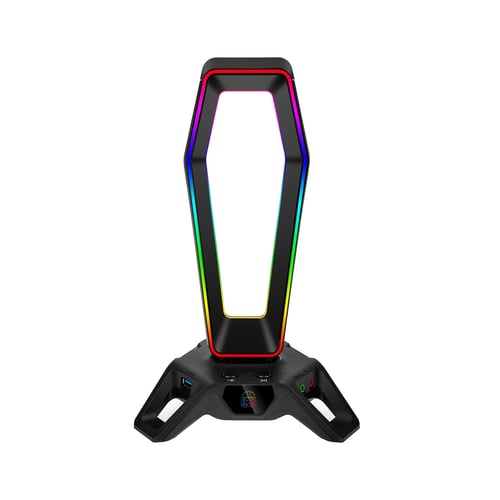 DA GAMING STAND HEADSET HEXXA RGB-with USB HUB
