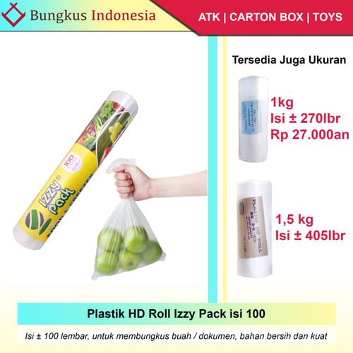 HD Roll Food & Freezer / Plastik Buah Sayur / Plastik Fotocopy