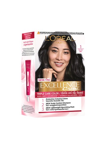 LOREAL Excellence Hair Color Creme 1 Black