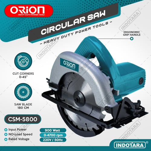 Circular Saw / Mesin Gergaji / Mesin Potong Orion CSM5800