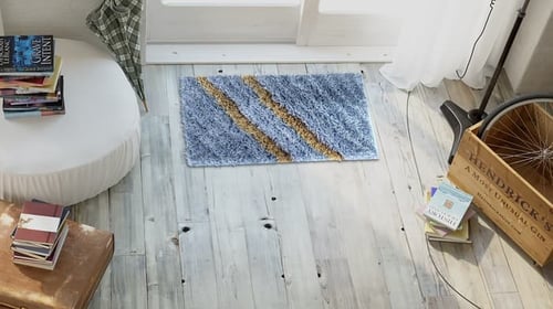 Keset kaki anti slip doormat shaggy Avani 40x60 cm