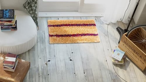 Keset kaki anti slip doormat shaggy sara 40x60 cm