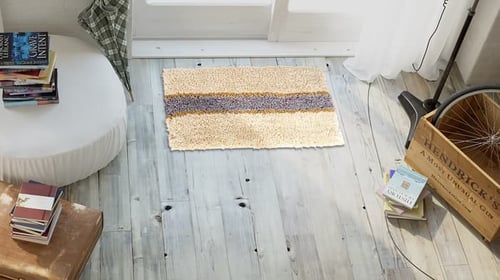Keset kaki anti slip doormat shaggy Alma 40x60 cm