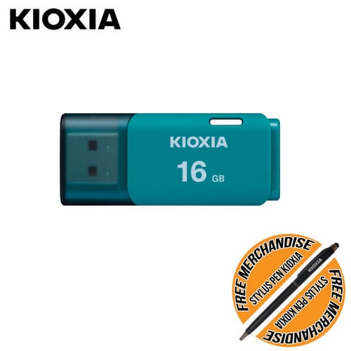 Flashdisk 16GB USB 2.0 KIOXIA TransMemory U202 Original - Light Blue