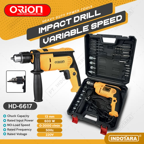 Mesin Bor Listrik Impact Drill Listrik Orion HD6617