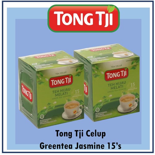 Tong Tji Celup Green Tea Jasmine 15 bag