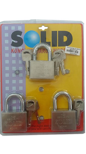 SOLID TOP SECURITY PADLOCK 809 50MM MK3