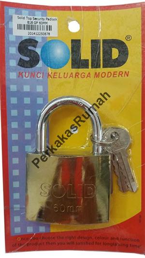 Solid Top Security Padlock 818 GP 50mm