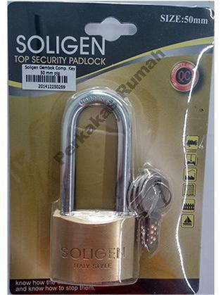 PerkakasRumah - Jual Soligen Gembok Comp Key 40MM Panjang | Ralali.com