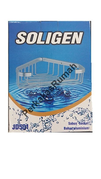 SOLIGEN Tempat Sabun dan 2 Kabel Setrika