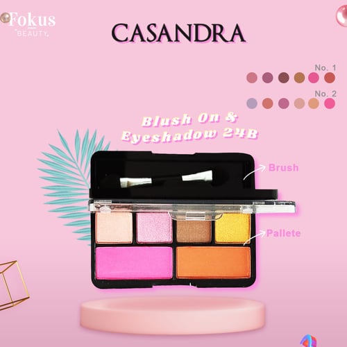 Casandra Blush On & Eyeshadow24B-No1