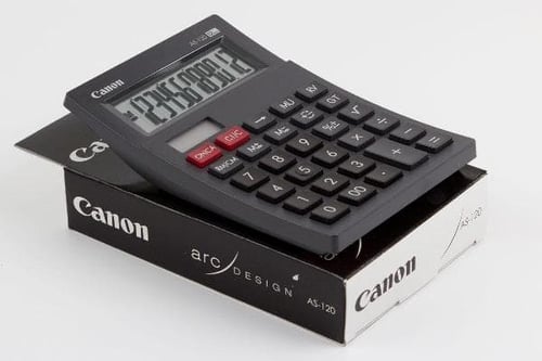 calculator canon AS-120