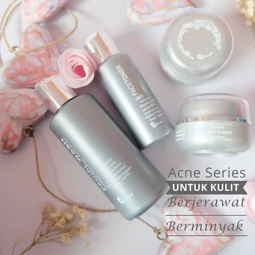 Paket Wajah Acne series Ms Glow by Cantik Skincare