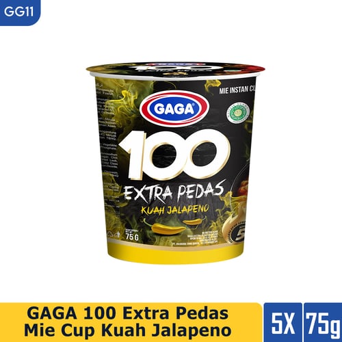 GAGA 100 Extra Pedas Kuah Jalapeno 85g Beli 3 pcs FREE 2 pcs (GG11)