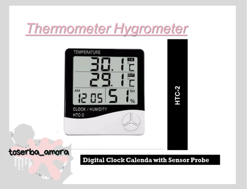 Thermometer Hygrometer HTC 2 / Pengukur Suhu dan Kelembapan