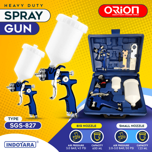Alat Semprotan Cat Spray Gun Air Dust Orion SGS827